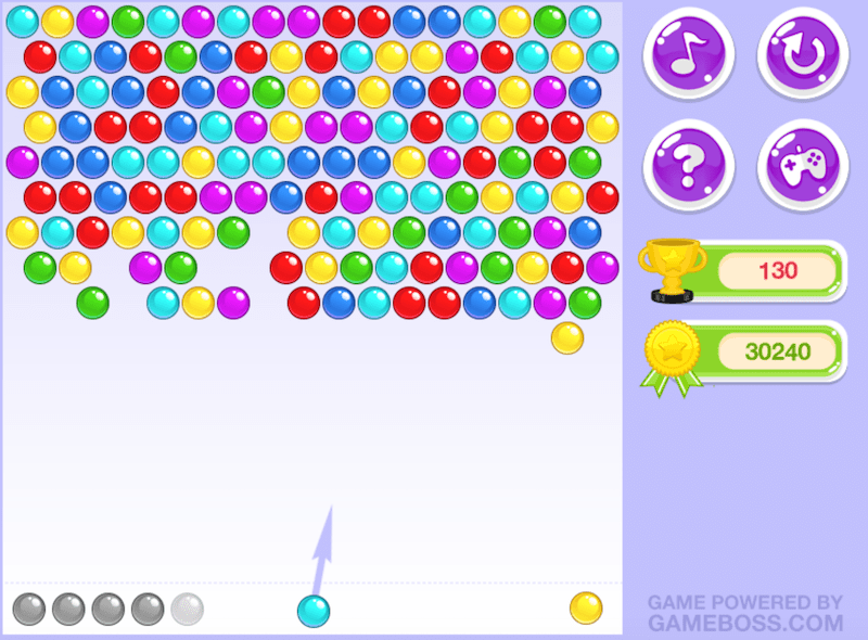 free bubble shooter game unblocked